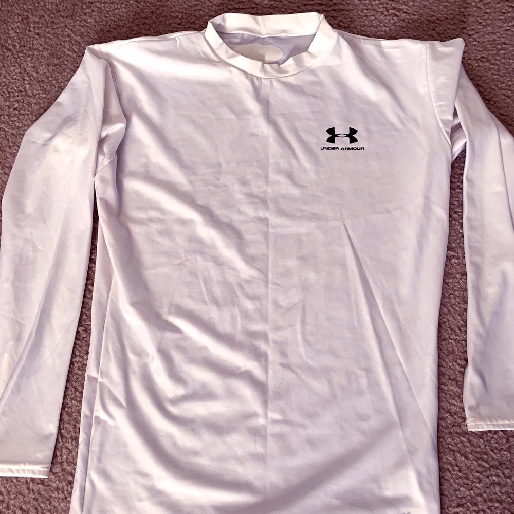White under armour long sleeve